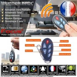 Meian Sécurité Système Appartement Réseau Indicateur LED Désarmement GSM Télécommande Connecté Maison ORIGINAL SmartPhone FOCUS Armement 868MHz PB-403