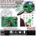 F2 Système FOCUS ST-VGT Commercial Détection Surveillance Connecté GSM Appartement Mouvement Contrôle Local Pyroélectrique Accès Alarme Sirène