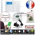 Chalet PACK Meian ST-VGT FOCUS Mouvements Interne Alarme Contrôle 868MHz Détection Sirène ORIGINAL Entreprise Connectée Connecté Centrale