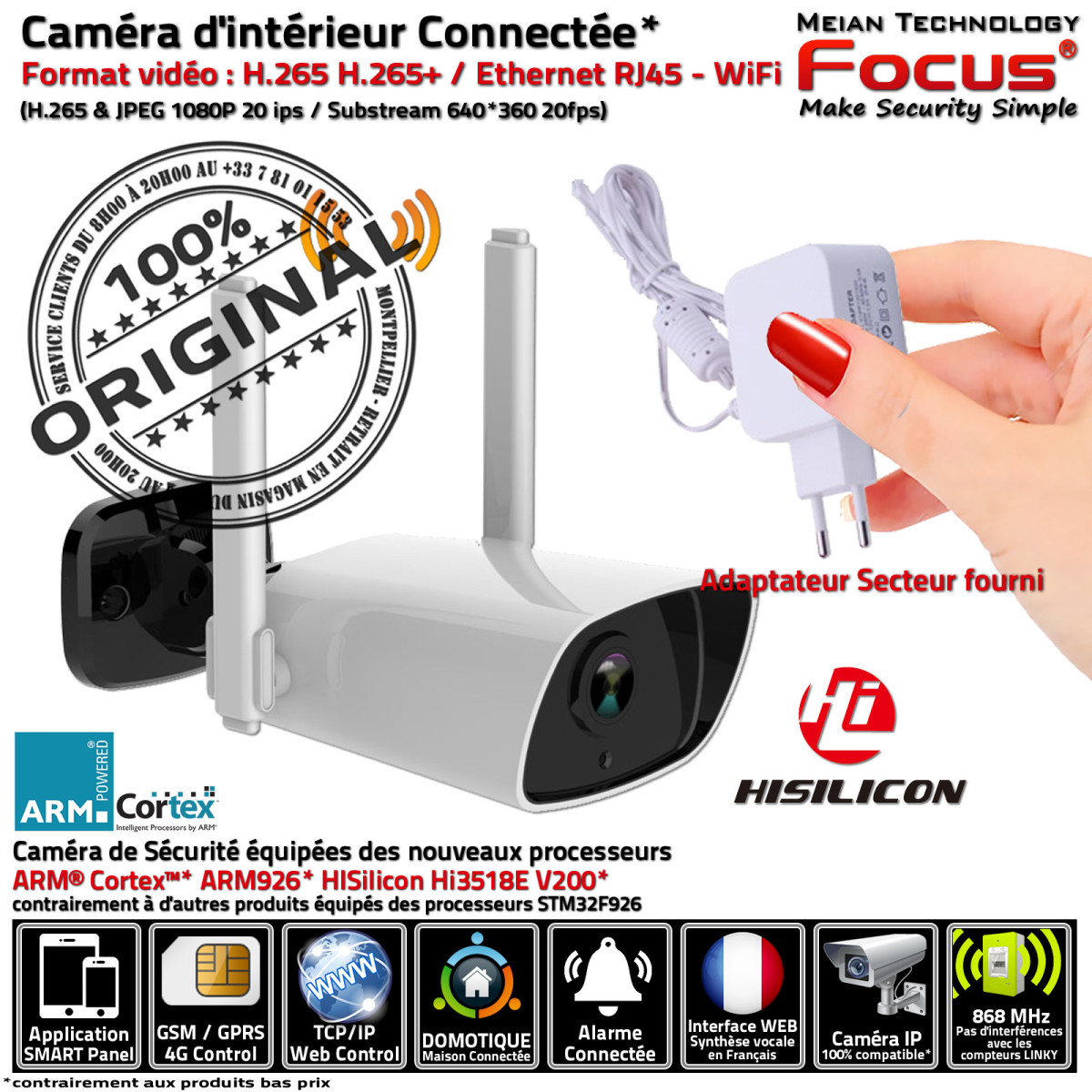 Alarme maison connectée Meian HA8405 caméra IP intérieure Smartphone — free download