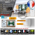 Entreprise Entrepôt Boutique Relais Détection Bris de vitre Sans Fil MD-343 R Centrale Alarme Connectée SmartPhone Réseau IP GSM