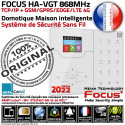 Focus HA-VGT GSM 3G/4G TCP/IP Alarme Connectée Réseau Ethernet FOCUS abonnement Meian 868MHz SIM Centrale SmartPhone TCP-IP sans 4G Sans-Fil