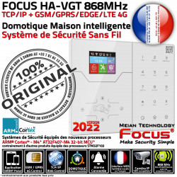 Focus Transmetteur Bureaux Logement Téléphonique TCP/IP Domotique Alarme HA-VGT Cabinets SmartPhone Surveillance GSM Garage 2G/4G Connecté Application