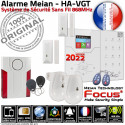 Alarme Connectée 2 pièces HA-VGT abonnement 868MHz GSM IP SmartPhone SIM TCP-IP ST-V Réseau sans Centrale Ethernet FOCUS Maison