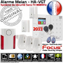 F3 Alarme Connectée HA-VGT Surveillance Détection Mouvements Connecté GSM Accès Appartement Logement ORIGINAL RFID Contrôle Sirène Meian