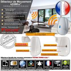 Appartement Maison Réseau FOCUS Sécurité 3G Animaux PIR 433 Détection Protection Passage Capteur Radar Immunité Présence MHz Meian Système