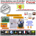 Avertisseur Détecteur Sirène Protection Fil IP Autonome 433 Boutique Entrepôt FLASH Sans Capteur Sécurité Réseau Alerte Entreprise Système MHz FOCUS