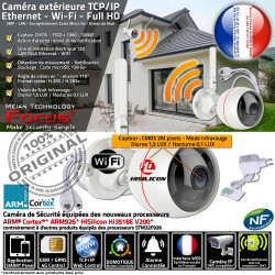 Caméra Maison Wi-Fi HA-8406 IP Nuit Système Ethernet Enregistrement Réseau Vision Extérieure Sécurité Protection de Alarme Surveillance