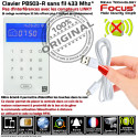 Protection Domotique Focus Clavier Lecteur Badge Tactile Roulant PB503-R RFID Relais Volet Accès Connectée Avertissement Détection MHz 433 Alarme Centrale