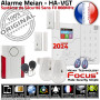 Atelier PACK FOCUS ST-VGT Alarme Protection Local Infrarouge Centrale Télécommande Connectée Cave Portes Fenêtres Capteur Présen