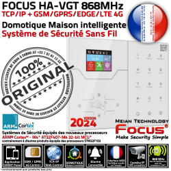 IP Connectée Téléphonique Meian 3G 2G Dépôt SIM Ethernet Cave 4G GSM Grange Commerce ST-VGT Centrale ORIGINAL Alarme RJ45 TCP/IP Focus Transmetteur 868MHz