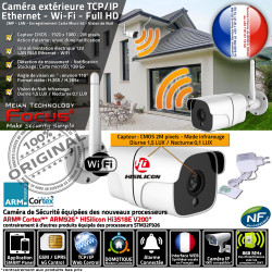 Résidence fil Caméra Nuit Protection Ethernet Surveillance Vision Alarme Mouvement Secondaire de Détecteur HA-8404 sans IP Wi-Fi