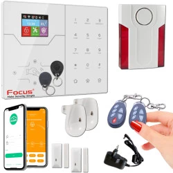 Connecté Appartement Capteur Protection ST-VGT Système Porte ORIGINAL Alarme Sécurité Meian Chambres Présence GSM Salons F2 Pièces