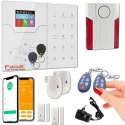 F2 PACK FOCUS HA-VGT 2G Appartement Connectée sans abonnement Sans-Fil TCP-IP Alarme VGT 868MHz Réseau Ethernet Centrale SmartPhone