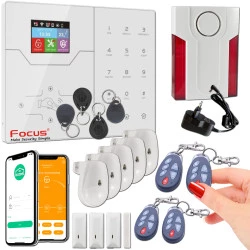 Sécurité Alarme Salons Connecté ST-VGT Protection Pièces Porte Présence GSM Appartement F5 Système ORIGINAL Chambres Capteur Meian