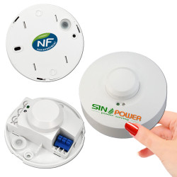 Consommation Lampe Capteur 360° SINOPower Énergie Automatique Basse Détecteur Mouvements Relais Éclairage Électrique Présence de Économie