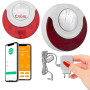 Sirène MD-214R 868MHz Autonome FOCUS Meian Fil Sans Avertisseur Garage Puissante Bureaux Intérieure Détecteur Réseau Cabinet Sur