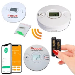 868 Alarme Détection MHz Fil Sans Connectée Salons Incendie MD Détecteur IP MD-240R Ethernet GSM Feu Avertisseur Chambres SmartPhone Pièces Centrale 240R 3G