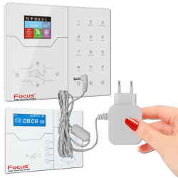 Câble Chambres Alarme Tension Salons Alimentation 12V 1.5A Logement Surveillance Connecté IP Bloc Pièces Recharge ORIGINAL FOCUS