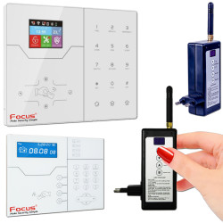 Répéteur FOCUS 868MHz Avertissement Signal PB-204R Domotique Alarme Connectée Sans Fil Booster Compatible Centrale Réception Tra