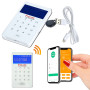 Bouton Lecteur Badge RFID Protection Vérandas Déporté Fil Loggia Clavier Centrale Connectée Sans Avertissement PB503-R Tactile M