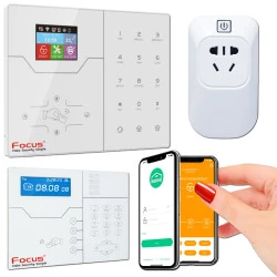 électriques Cambriolage Pilotez appareils Domotique prise vos Sécurité Protection à domotique Meian connectée PL-508R la Logement grâce