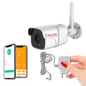 Caméra Réseau HA-8404 Système de Extérieure Wi-Fi IP Alarme Enregistrement Surveillance Nuit Ethernet Vision Sécurité Protection Maison