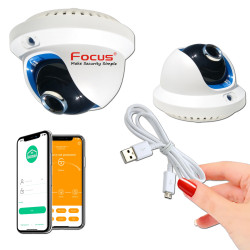 Surveillance Wi-Fi Infrarouge Nuit Réseau Application Smartphone LAN Panoramique Meian DOME IP Caméra Vision FOCUS Vidéo Alerte HA-8501